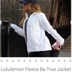 Lulu fleece be true fleece jacket